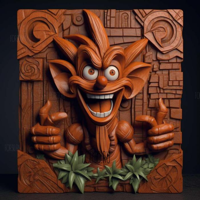 Crash Bandicoot 4 Its About Time 2 stl model for CNC